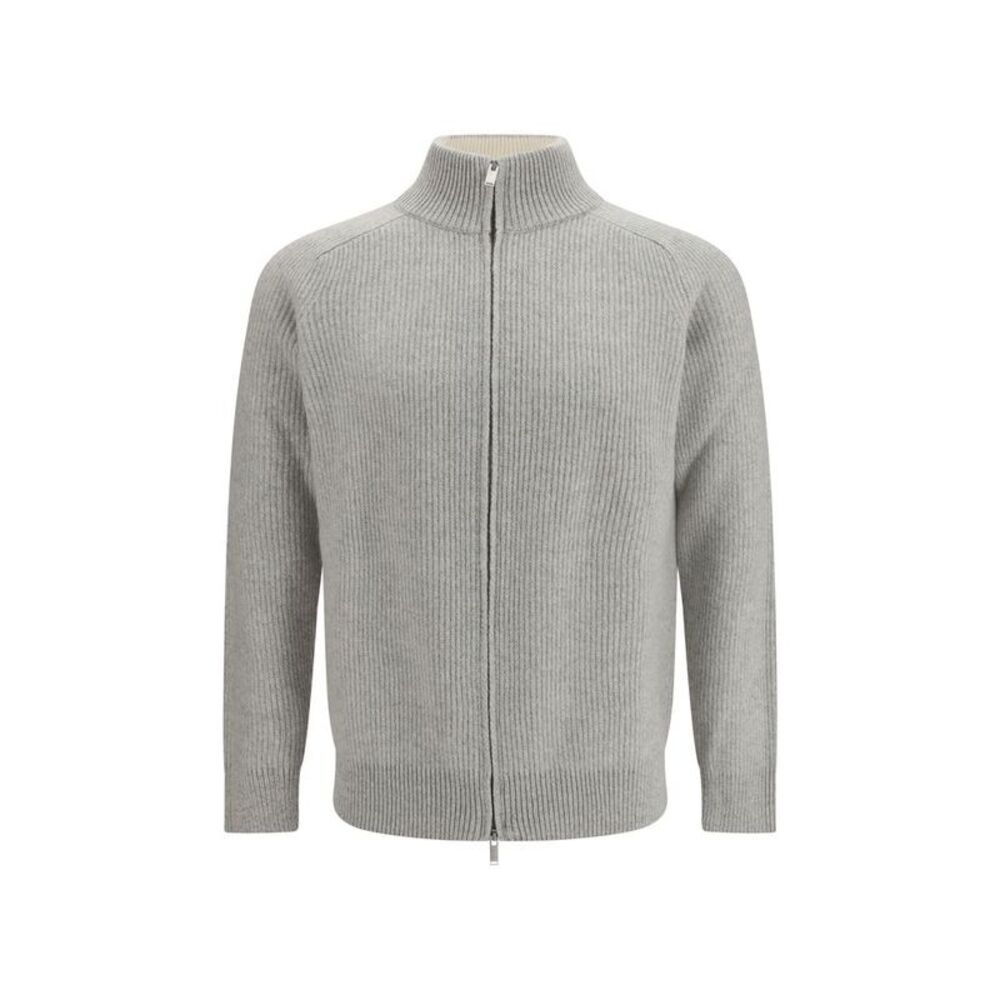 Lardini Gray Wool Oves Aries Men's Sweatshirt